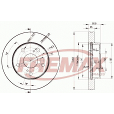 BD-2806 FREMAX Тормозной диск