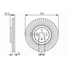 0 986 479 A26 BOSCH Тормозной диск