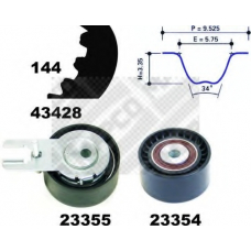 23400 MAPCO Комплект ремня ГРМ