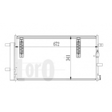 003-016-0021 LORO Конденсатор, кондиционер