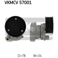 VKMCV 57001 SKF Натяжной ролик, поликлиновой  ремень