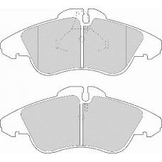 FD6675V NECTO Комплект тормозных колодок, дисковый тормоз