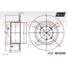 871535.6880 MAXTECH Тормозной диск