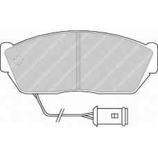 FDB467 FERODO Комплект тормозных колодок, дисковый тормоз