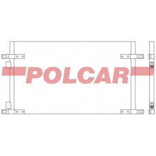 6032K82X POLCAR Skraplacze klimatyzacji