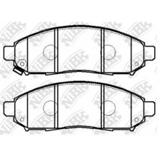 PN2517 NiBK Комплект тормозных колодок, дисковый тормоз