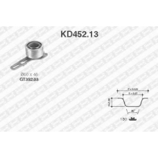 KD452.13 SNR Комплект ремня грм