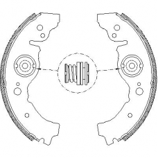 4032.00 REMSA Комплект тормозных колодок
