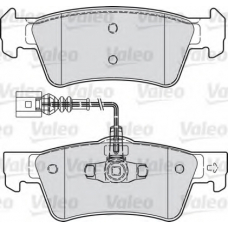 598946 VALEO Комплект тормозных колодок, дисковый тормоз