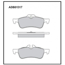 ADB01317 Allied Nippon Тормозные колодки