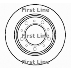 FBD026 FIRST LINE Тормозной диск