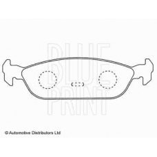 ADD64225 BLUE PRINT Комплект тормозных колодок, дисковый тормоз