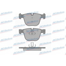 AC814481D AC Delco Комплект тормозных колодок, дисковый тормоз