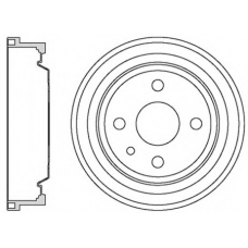 VBD600 MOTAQUIP Тормозной барабан