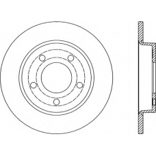 BDA2024.10 OPEN PARTS Тормозной диск