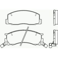 P 83 029 BREMBO Комплект тормозных колодок, дисковый тормоз