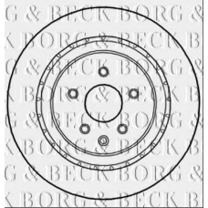 BBD5286 BORG & BECK Тормозной диск