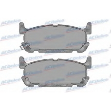 AC894381D AC Delco Комплект тормозных колодок, дисковый тормоз