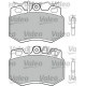 540504 VALEO Комплект тормозных колодок, дисковый тормоз