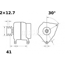 MG 472 MAHLE Генератор
