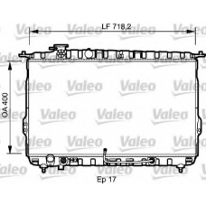 734975 VALEO Радиатор, охлаждение двигателя