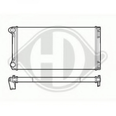 8345404 DIEDERICHS Радиатор, охлаждение двигателя