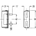 2KA 997 011-001 HELLA Фонарь освещения номерного знака