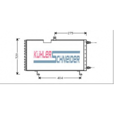 0720001 KUHLER SCHNEIDER Конденсатор, кондиционер