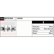 DC72764 DELCO REMY Тормозной суппорт