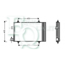 CO0045 EQUAL QUALITY Конденсатор, кондиционер