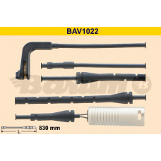 BAV1022 BARUM Сигнализатор, износ тормозных колодок