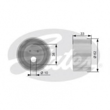 T41248 GATES Натяжной ролик, ремень грм