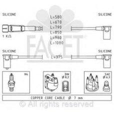 4.9320 FACET Ккомплект проводов зажигания