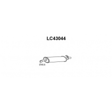LC43044 VENEPORTE Глушитель выхлопных газов конечный