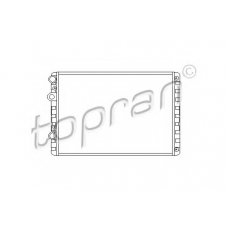112 407 TOPRAN Радиатор, охлаждение двигателя