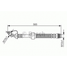 1 987 476 906 BOSCH Тормозной шланг