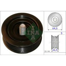 532 0642 10 INA Паразитный / ведущий ролик, поликлиновой ремень