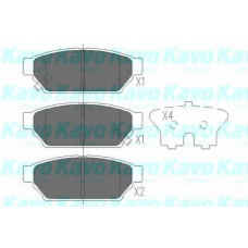 KBP-5510 KAVO PARTS Комплект тормозных колодок, дисковый тормоз