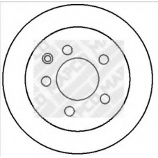 15287 MAPCO Тормозной диск