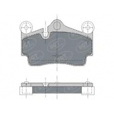 SP 276 SCT Комплект тормозных колодок, дисковый тормоз