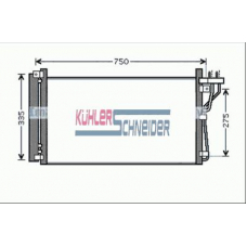 5720211 KUHLER SCHNEIDER Конденсатор, кондиционер