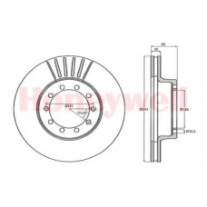 567949B BENDIX Тормозной диск