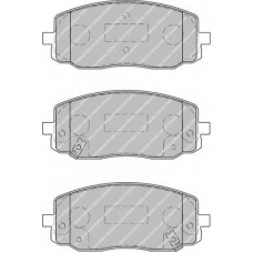 FSL1783 FERODO Комплект тормозных колодок, дисковый тормоз