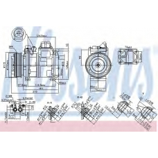 89093 NISSENS Компрессор, кондиционер