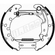 16380 fri.tech. Комплект тормозных колодок