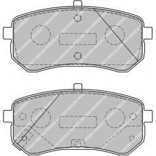 FSL1902 FERODO Комплект тормозных колодок, дисковый тормоз