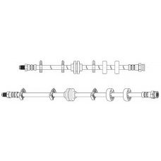 512816 CEF Тормозной шланг