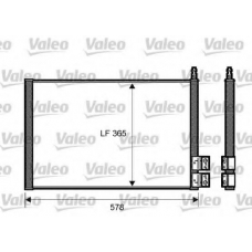 818195 VALEO Конденсатор, кондиционер