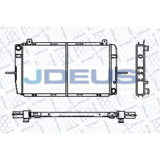 RA0120371 JDEUS Радиатор, охлаждение двигателя