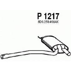 P1217 FENNO Средний глушитель выхлопных газов